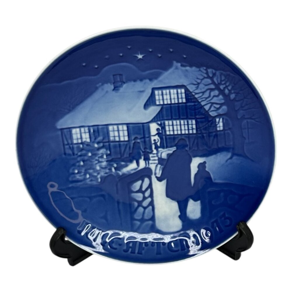 1973 Bing & Grondahl Porcelain Christmas Plate "Country Christmas"